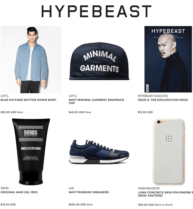 hypebeast clothing websites